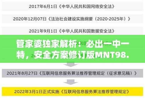 管家婆独家解析：必出一中一特，安全方案修订版MNT98.04