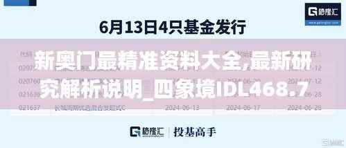 新奥门最精准资料大全,最新研究解析说明_四象境IDL468.76