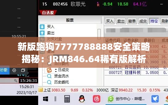 新版跑狗7777788888安全策略揭秘:JRM846.64稀有版解析