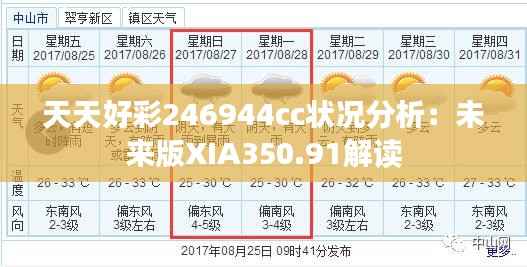 天天好彩246944cc状况分析:未来版XIA350.91解读