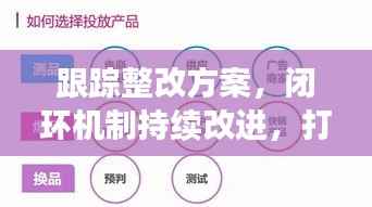 跟踪整改方案，闭环机制持续改进，打造卓越新局面
