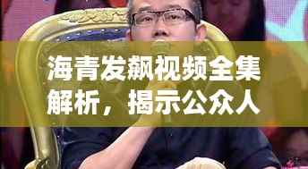 海青发飙视频全集解析，揭示公众人物的另一面