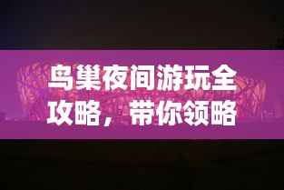 鸟巢夜间游玩全攻略，带你领略别样风情！