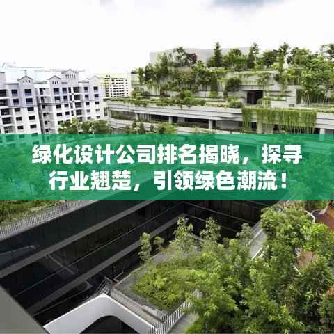 绿化设计公司排名揭晓,探寻行业翘楚,引领绿色潮流!