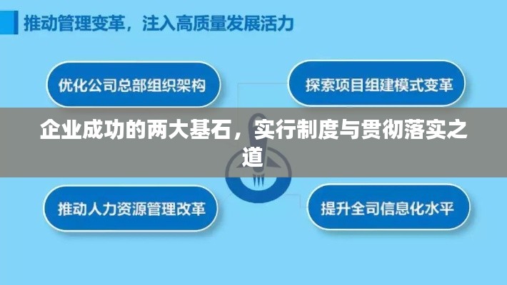企业成功的两大基石,实行制度与贯彻落实之道